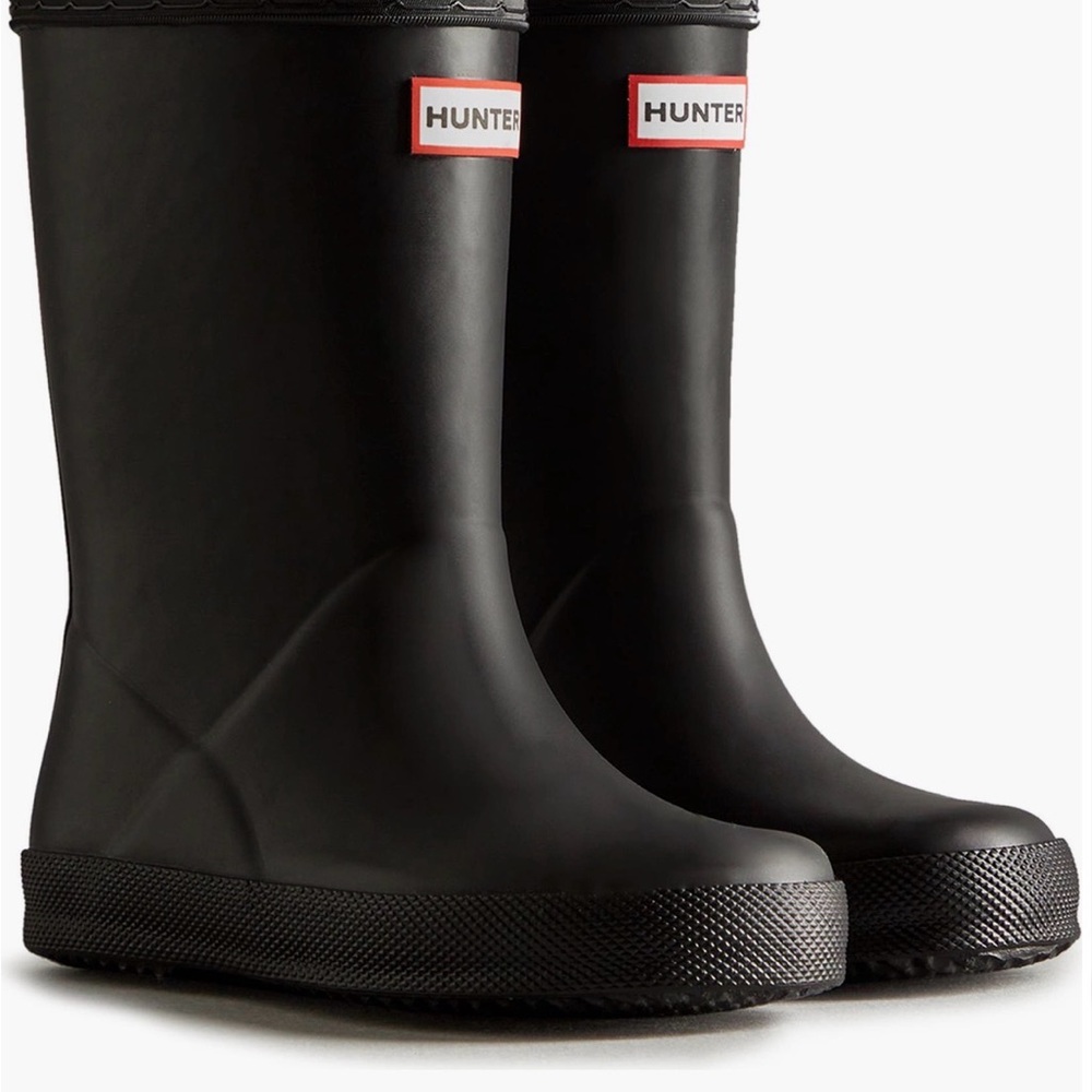 Hunter Kids First Classic Black Rainboots